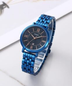 Fossil Blue Black Dial Ladies Watch Copy