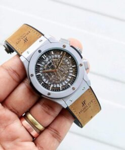 Hublot Brown Leather Belt Watch