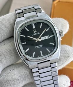 Omega Speedmaster Slim Silver Black Metal Watch