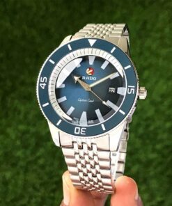 Rado Captain Cook Silver Blue Metal