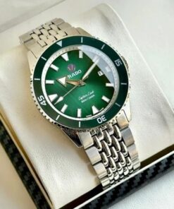 Rado Captain Cook Silver Green Metal