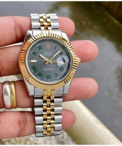 Rolex Datejust Dualtone Grey Dial Metal Watch