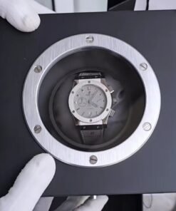 Hublot Grey Leather Belt Rohit Sharma Watch