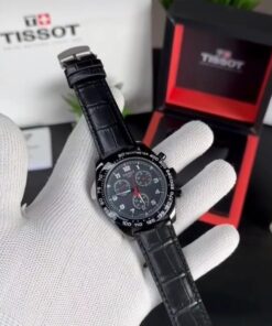 Tissot Black Leather Watch