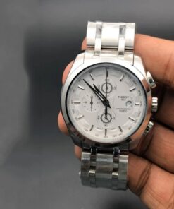 Tissot Couturer Silver White Dial Metal Watch