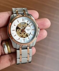 Tissot Dualtone White Metal Automatic Watch