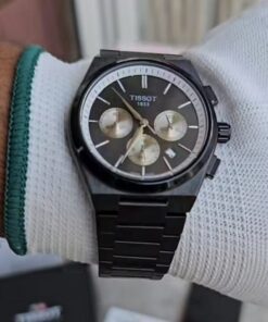 Tissot Prx Matte Black Chronograph Watch