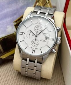 Tissot Silver Metal White Dial Watch B