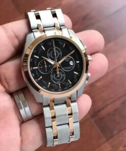 TISSOT 1853 PREMIUM QUALITY DUAL TON BLACK METAL WATCH