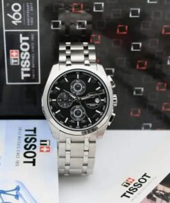 TISSOT 1853 PREMIUM QUALITY SILVER-BLACK METAL WATCH