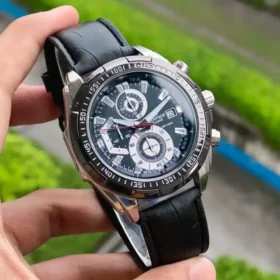 Imported Chronograph Edifice Leather Strap Men’s Watch