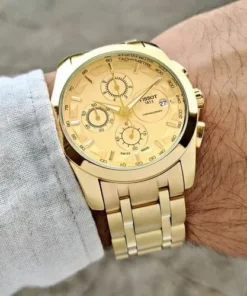 Luxury Tissot 1853 Gold Chain Watch For Men